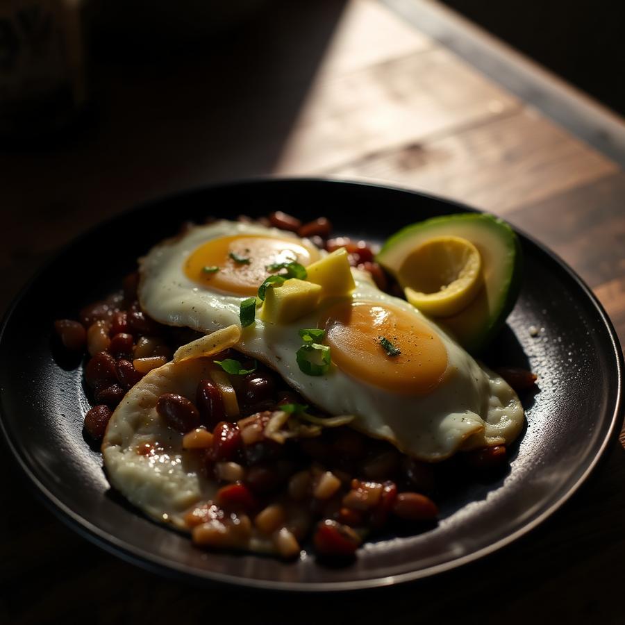 Desayuno típico hondureño